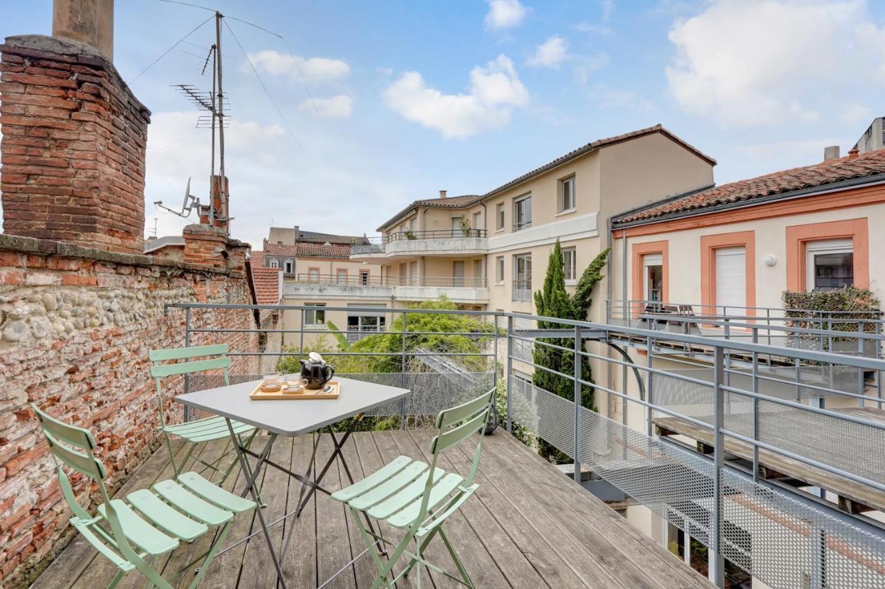 Appartamento Terrasse Riquet - En Plein Coeur De Tolosa Esterno foto